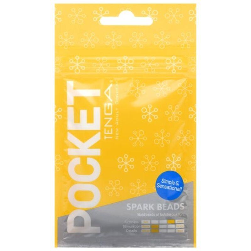 TENGA - MASTURBADOR POCKET SPARK BEADS