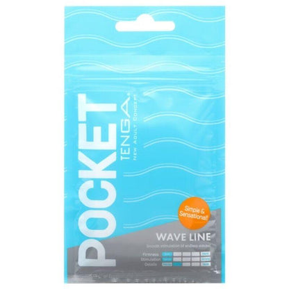 TENGA - MASTURBADOR POCKET WAVE LINE