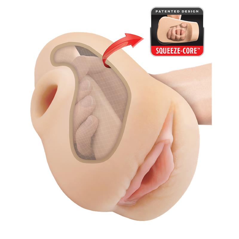 PDX PLUS+ - MASTURBADOR PUSSY POUNDER SQUEEZE 18 CM
