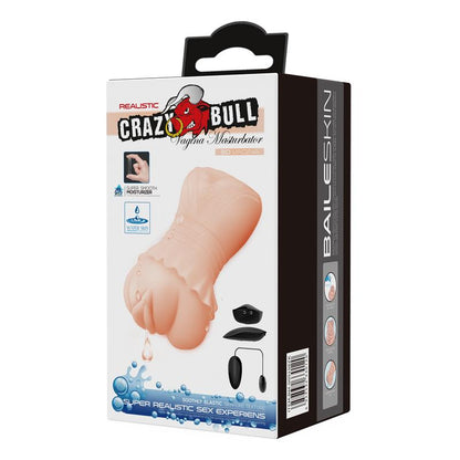 CRAZY BULL - MASTURBADOR REALISTA VAGINA CON VIBRACIÓN