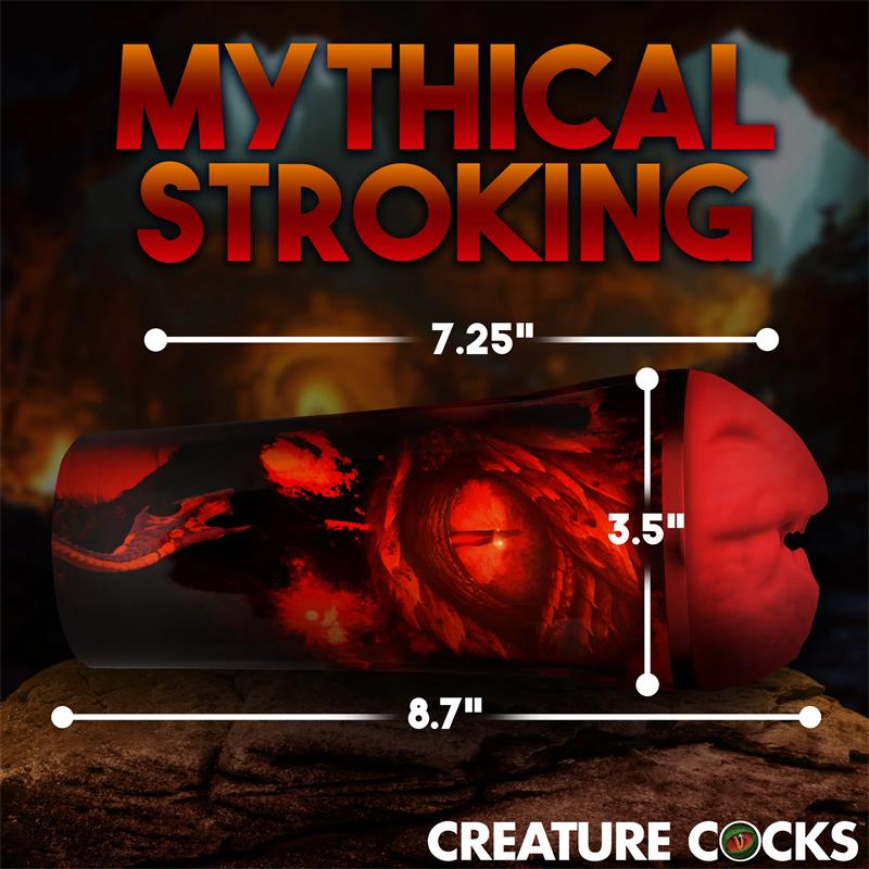 CREATURE COCKS - MASTURBADOR RED DRAGON 8.7