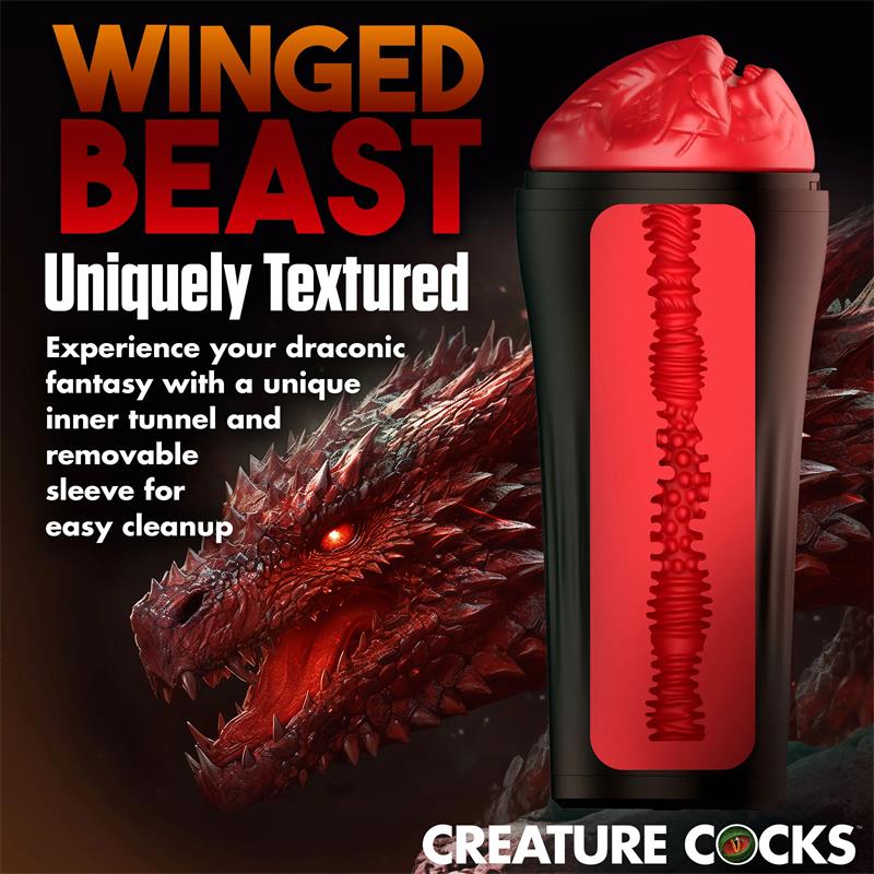 CREATURE COCKS - MASTURBADOR RED DRAGON 8.7