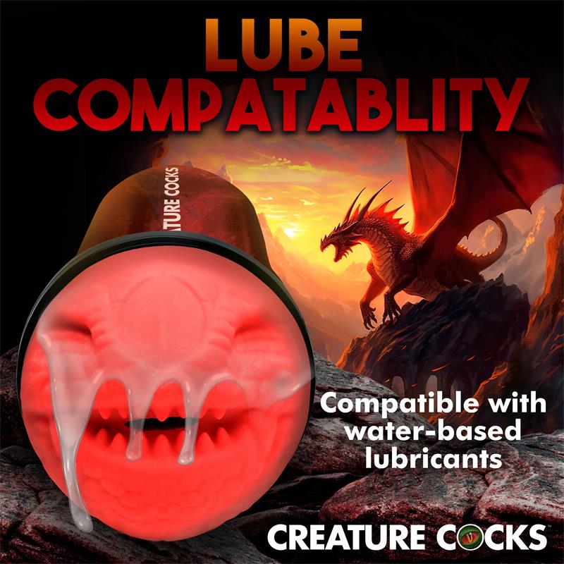 CREATURE COCKS - MASTURBADOR RED DRAGON 8.7