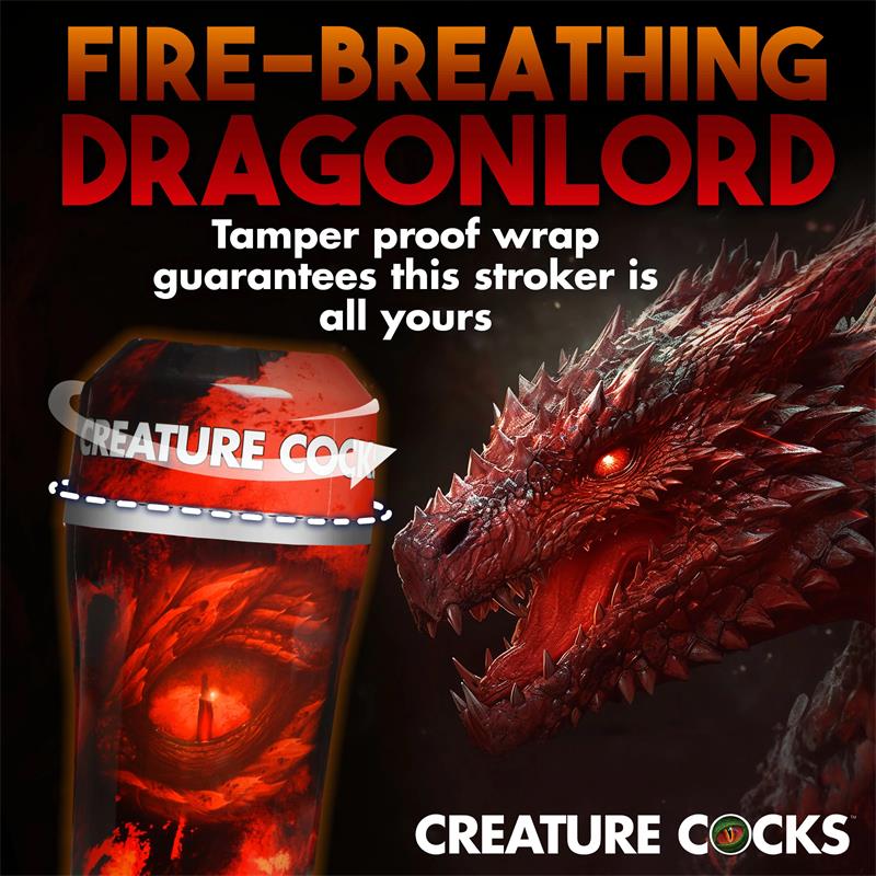 CREATURE COCKS - MASTURBADOR RED DRAGON 8.7