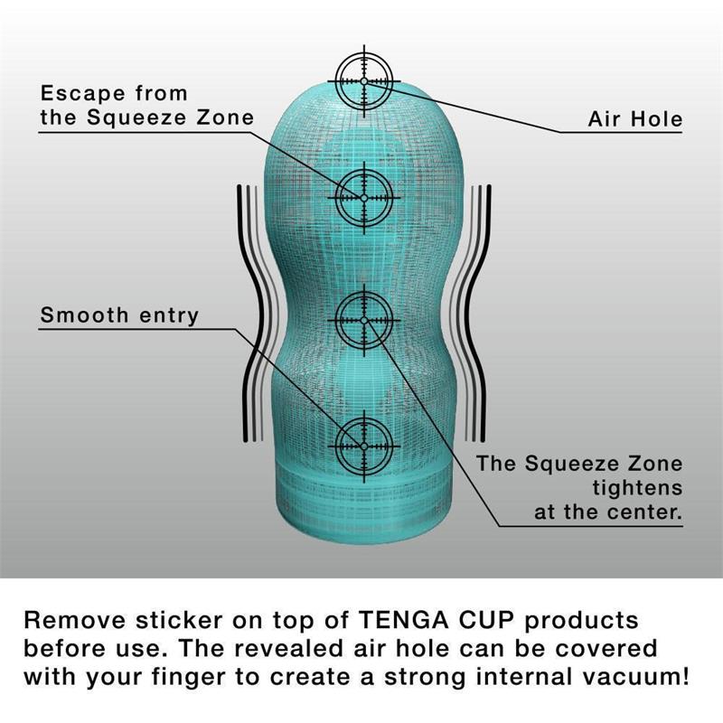TENGA - MASTURBADOR TENGA ORIGINAL VACUUM CUP EXTRA COOL