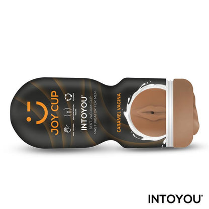 JOY CUP - MASTURBADOR VAGINA APASIONANTE CARAMELO