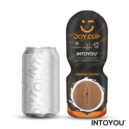 JOY CUP - MASTURBADOR VAGINA APASIONANTE CARAMELO