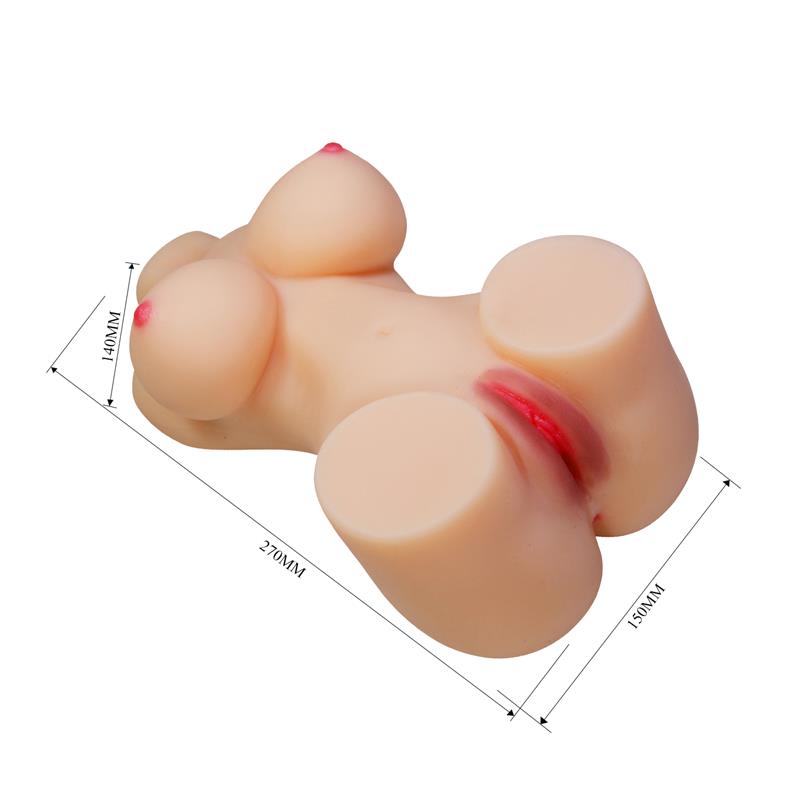 CRAZY BULL - MASTURBADOR VAGINA Y ANO 1.9KG