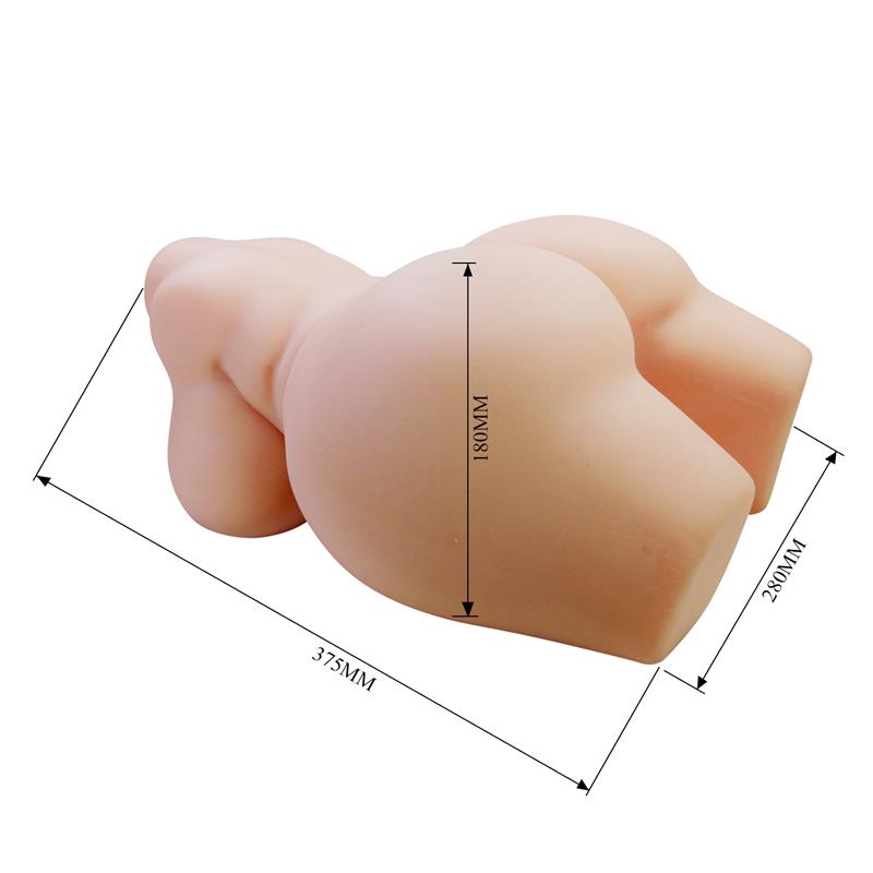 CRAZY BULL - MASTURBADOR VAGINA Y ANO 7.5 KG