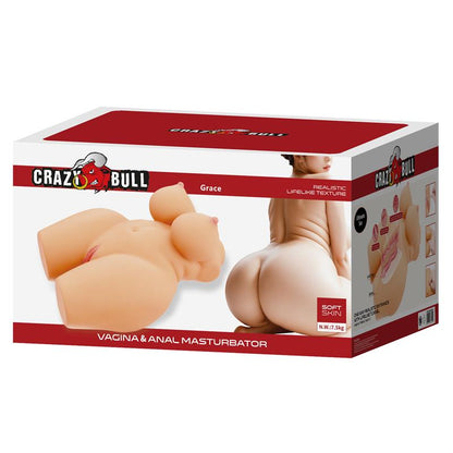 CRAZY BULL - MASTURBADOR VAGINA Y ANO 7.5 KG