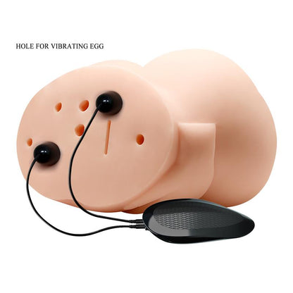 CRAZY BULL - MASTURBADOR VAGINA Y ANO CON VIBRACIÓN