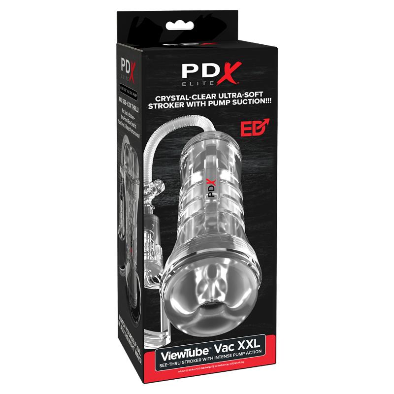 PDX ELITE - MASTURBADOR VIEWTUBE VAC XXL