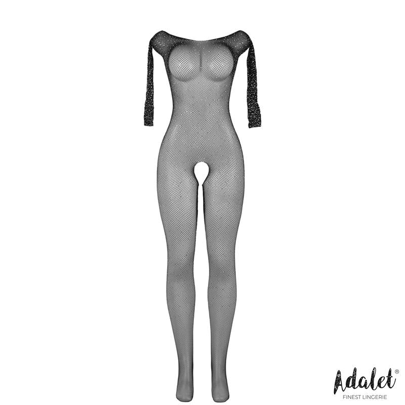 ADALET LINGERIE - MATY BODYSTOCKING ENTEPIERNA ABIERTA CON BRILLANTES