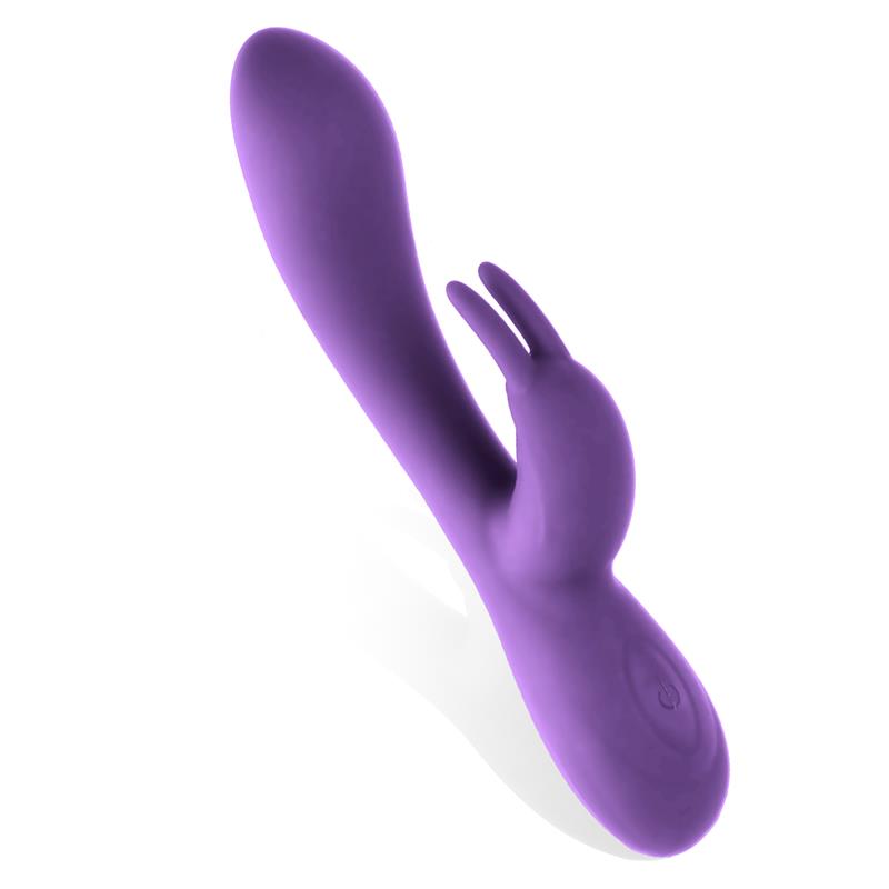 INTOYOU - MAUVE VIBRADOR UNIBODY SILICONA LÍQUIDA USB PÚRPURA