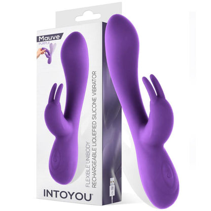 INTOYOU - MAUVE VIBRADOR UNIBODY SILICONA LÍQUIDA USB PÚRPURA