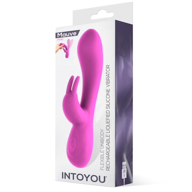 INTOYOU - MAUVE VIBRADOR UNIBODY SILICONA LÍQUIDA USB ROSA