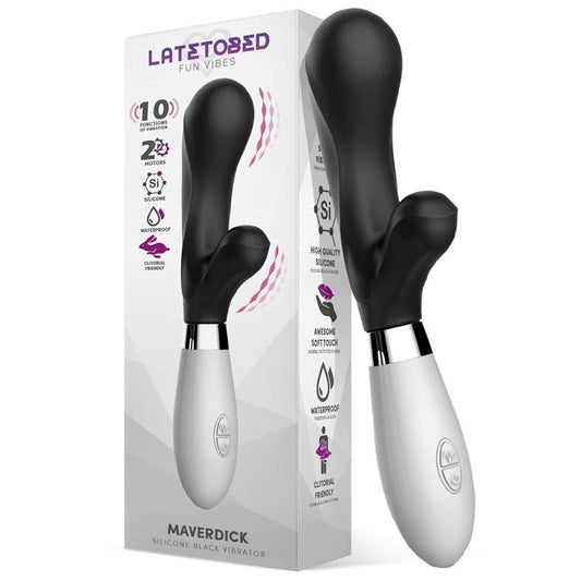 LATETOBED - MAVERDICK VIBRADOR SILICONA NEGRO