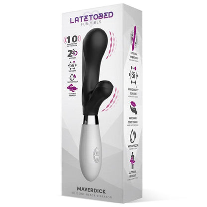 LATETOBED - MAVERDICK VIBRADOR SILICONA NEGRO