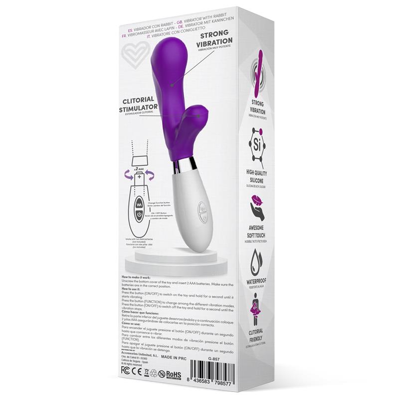LATETOBED - MAVERDICK VIBRADOR SILICONA PÚRPURA