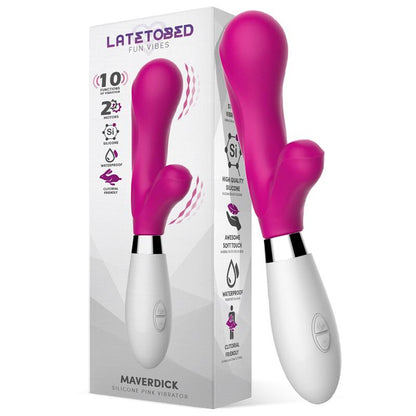 LATETOBED - MAVERDICK VIBRADOR SILICONA ROSA