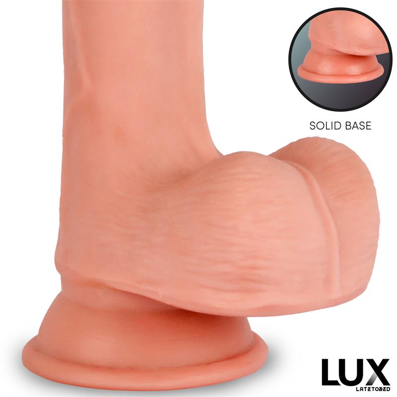 LUX - MAX DILDO TRIPLE DENSIDAD CON TESTÍCULOS 8.2