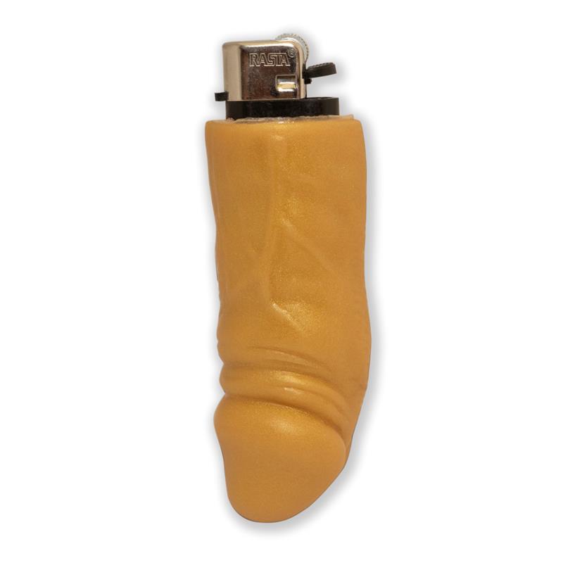DIVERTY SEX - MECHERO CON FORMA DE PENE GOLD EDITION