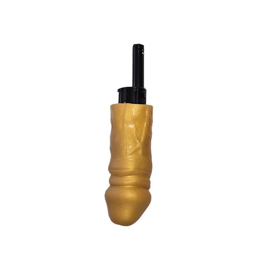DIVERTY SEX - MECHERO PARA BARBACOA FORMA DE PENE DORADO