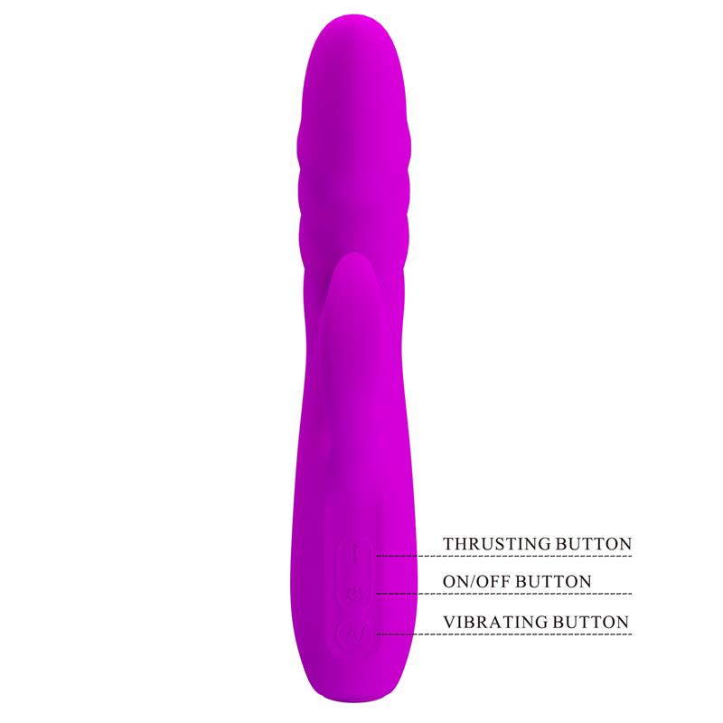 PRETTYLOVE - MELANIE VIBRADOR CON THRUSTING Y ROTACIÓN