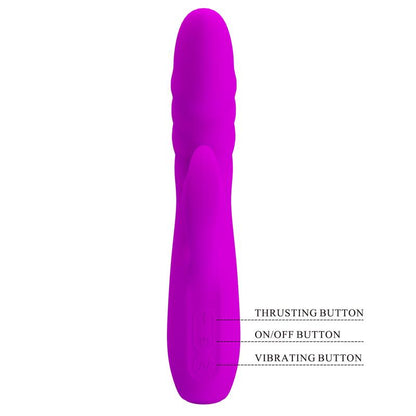 PRETTYLOVE - MELANIE VIBRADOR CON THRUSTING Y ROTACIÓN