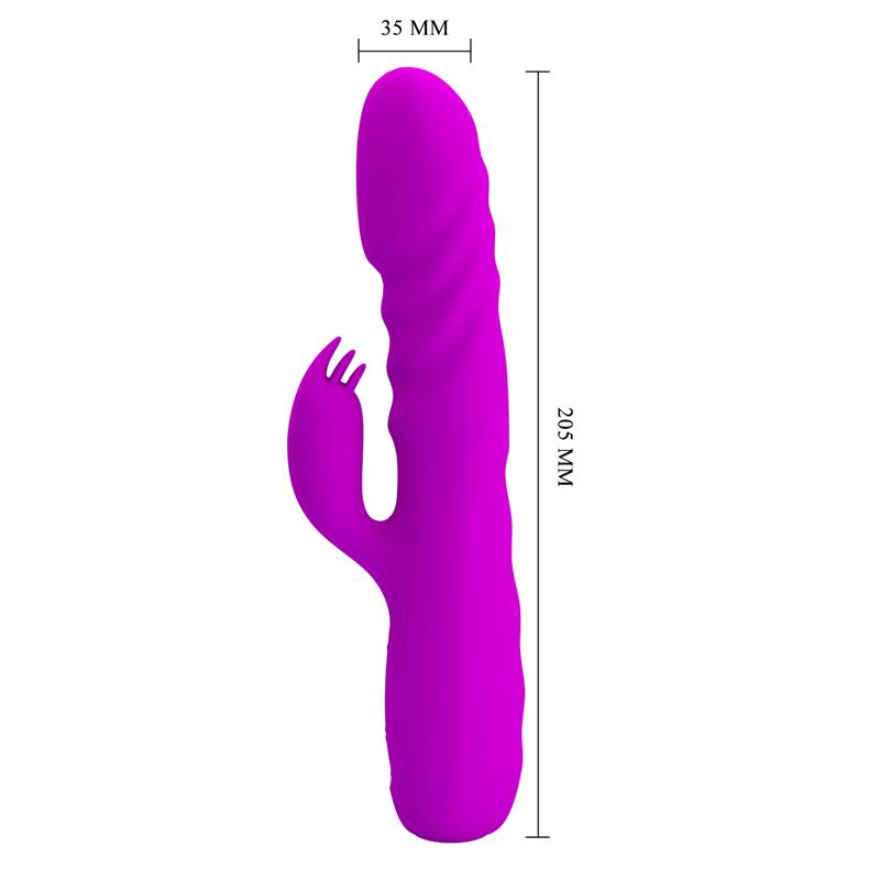 PRETTYLOVE - MELANIE VIBRADOR CON THRUSTING Y ROTACIÓN