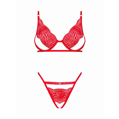 OBSESSIVE - MELLANIA SET DE SUJETADOR Y TANGA