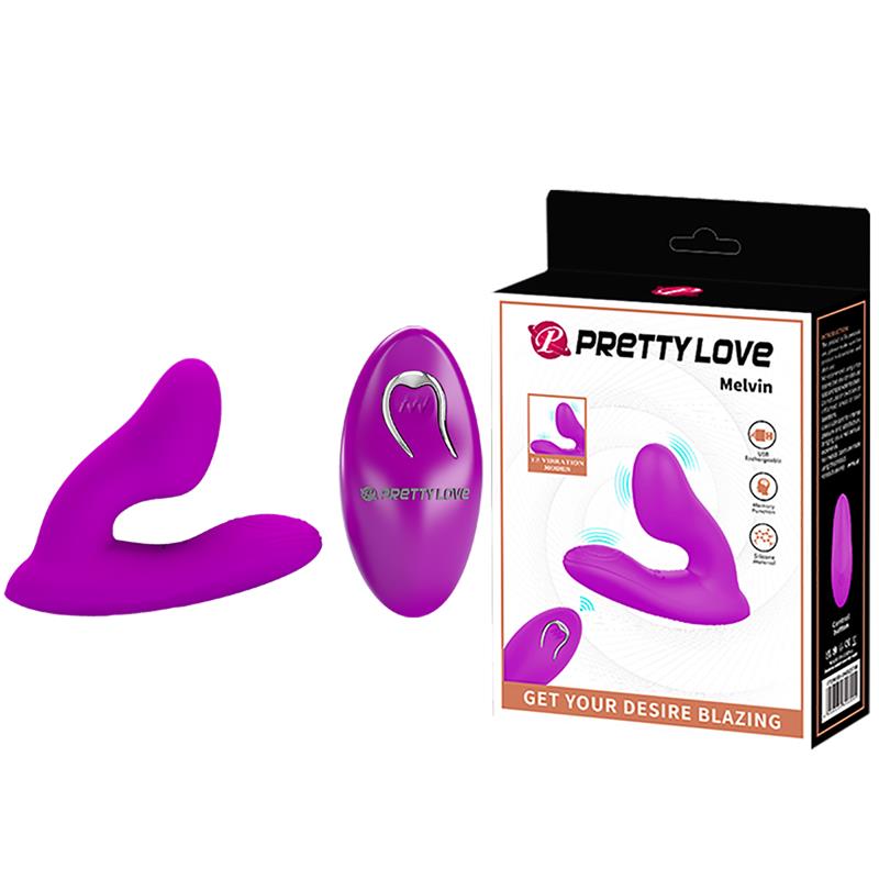 PRETTYLOVE - MELVIN PLUG ANAL CON VIBRACIÓN Y CONTROL REMOTO