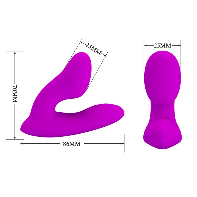 PRETTYLOVE - MELVIN PLUG ANAL CON VIBRACIÓN Y CONTROL REMOTO
