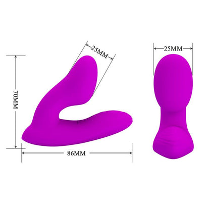 PRETTYLOVE - MELVIN PLUG ANAL CON VIBRACIÓN Y CONTROL REMOTO