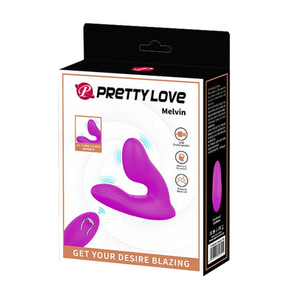 PRETTYLOVE - MELVIN PLUG ANAL CON VIBRACIÓN Y CONTROL REMOTO