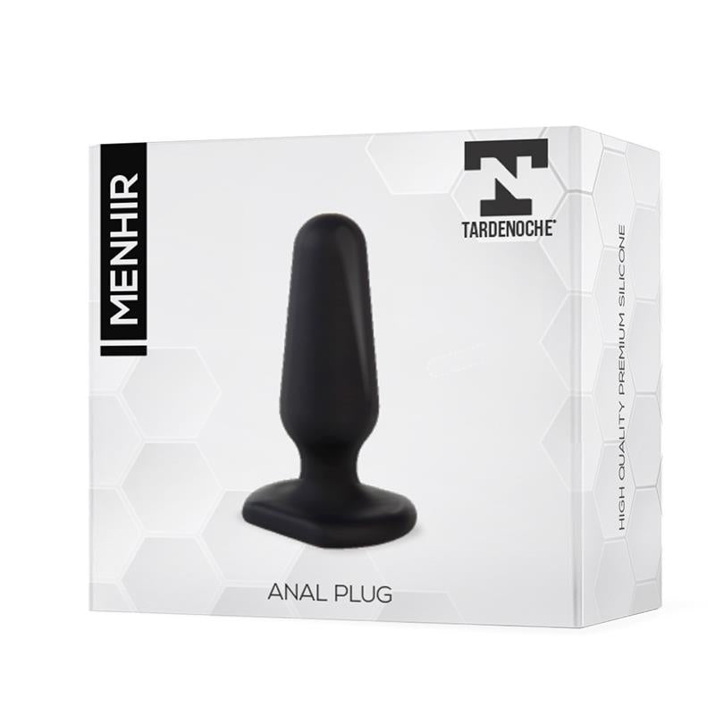 TARDENOCHE - MENHIR PLUG ANAL SILICONA NEGRO