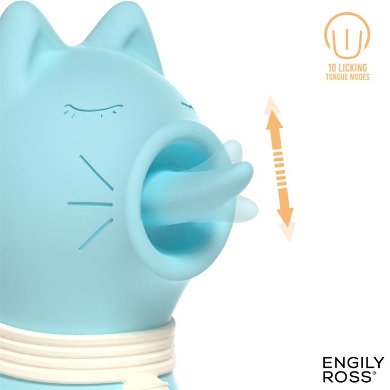 ENGILY ROSS - MEOW MASAJEADOR CON LENGUA LICKING