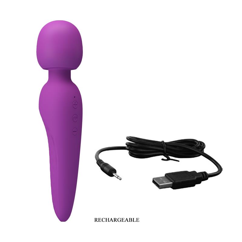 PRETTYLOVE - MEREDITH MASAJEADOR USB VIOLETA