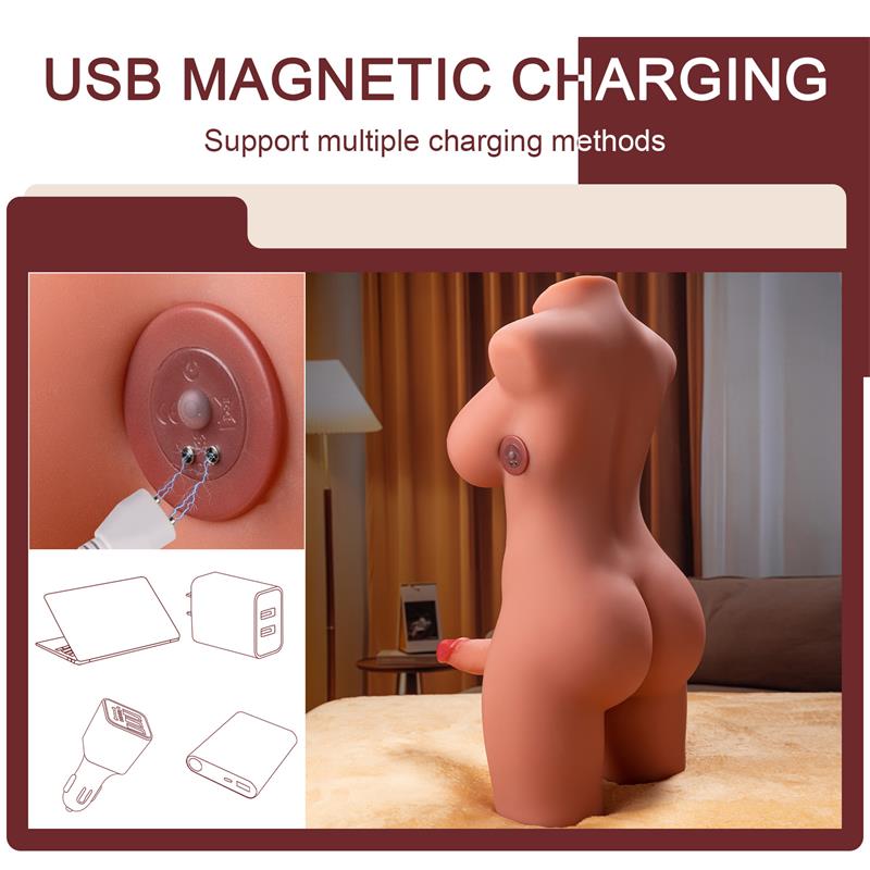 XISE - MIAH LADY BOY TORSO CON VIBRACIÓN Y THRUSTING 9.8 KG