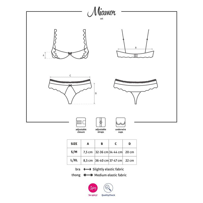 OBSESSIVE - MIAMOR SET DE 2 PIEZAS