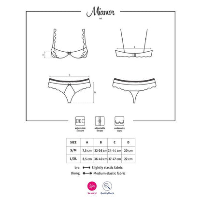 OBSESSIVE - MIAMOR SET DE 2 PIEZAS