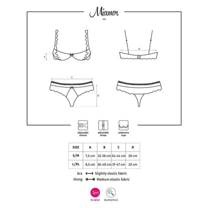 OBSESSIVE - MIAMOR SET DE 2 PIEZAS