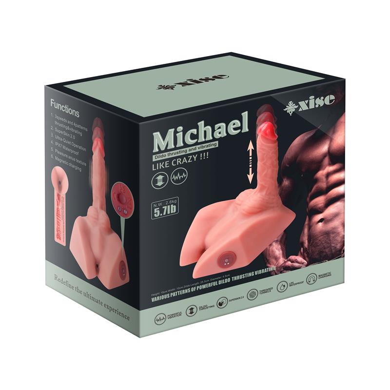 XISE - MICHAEL MASTURBADOR CON VIBRACIÓN Y THRUSTING 2.57 KG