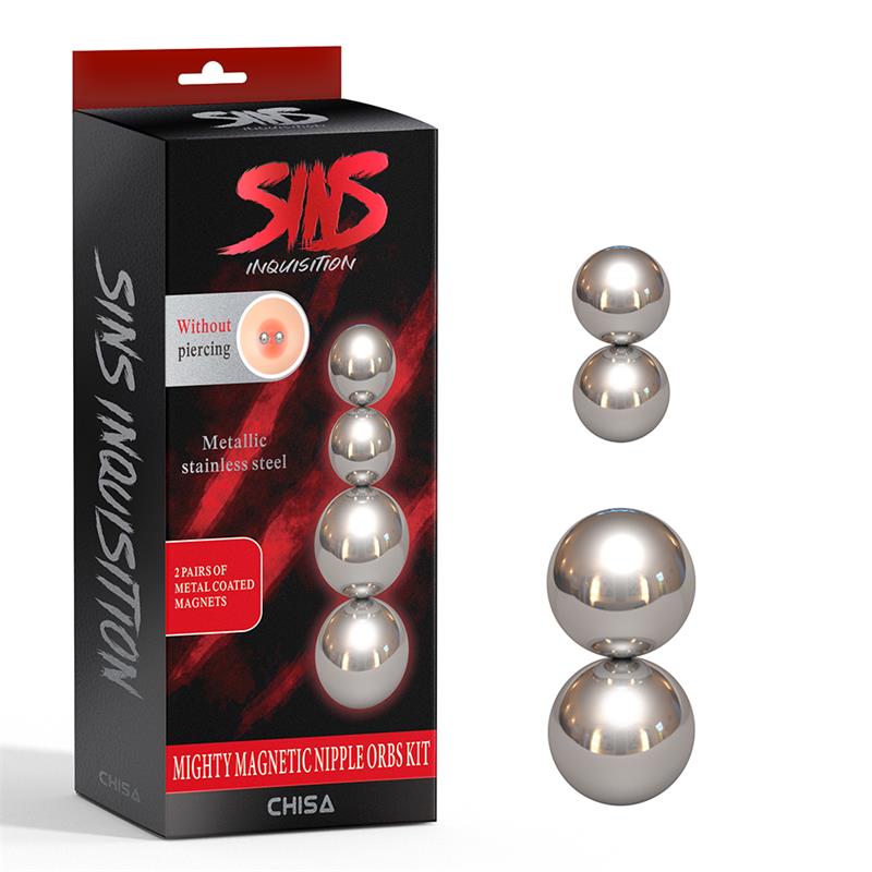 CHISA - MIGHTY MAGNETIC PINZAS TIPO ORBES PARA PEZONES