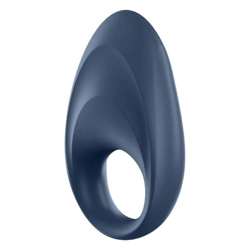 SATISFYER - MIGHTY ONE ANILLO VIBRADOR CON APP AZUL