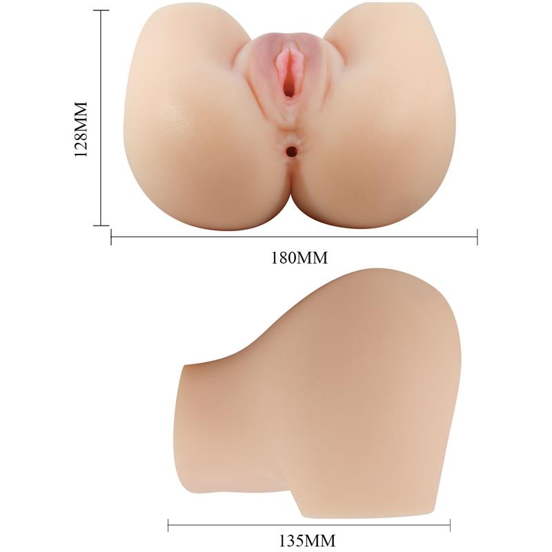 CRAZY BULL - MILA MASTURBADOR VAGINA Y ANO CON VIBRACIÓN