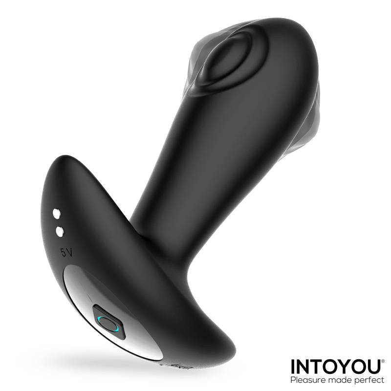 INTOYOU - MILTON PLUG ANAL CON DOBLE TAPPING Y CONTROL REMOTO