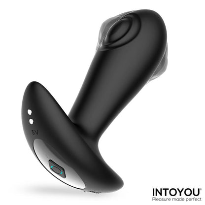 INTOYOU - MILTON PLUG ANAL CON DOBLE TAPPING Y CONTROL REMOTO