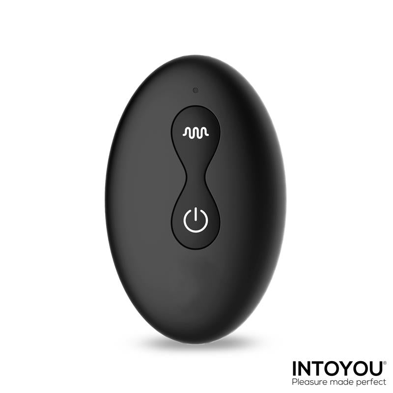 INTOYOU - MILTON PLUG ANAL CON DOBLE TAPPING Y CONTROL REMOTO