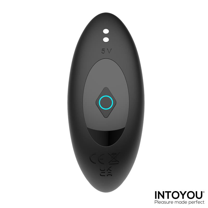 INTOYOU - MILTON PLUG ANAL CON DOBLE TAPPING Y CONTROL REMOTO